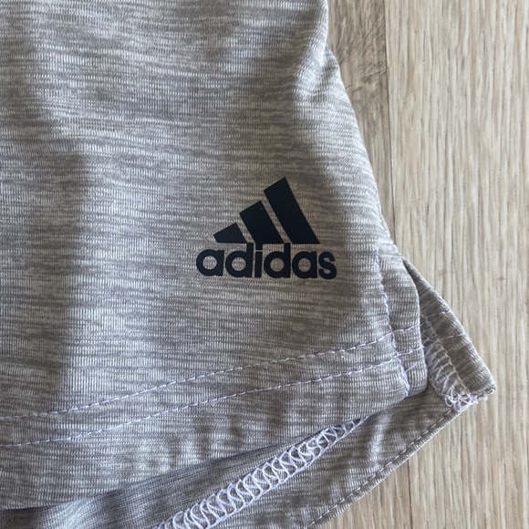 Adidas Grey Open Back Exercise Tank Top - Picture 2 of 4